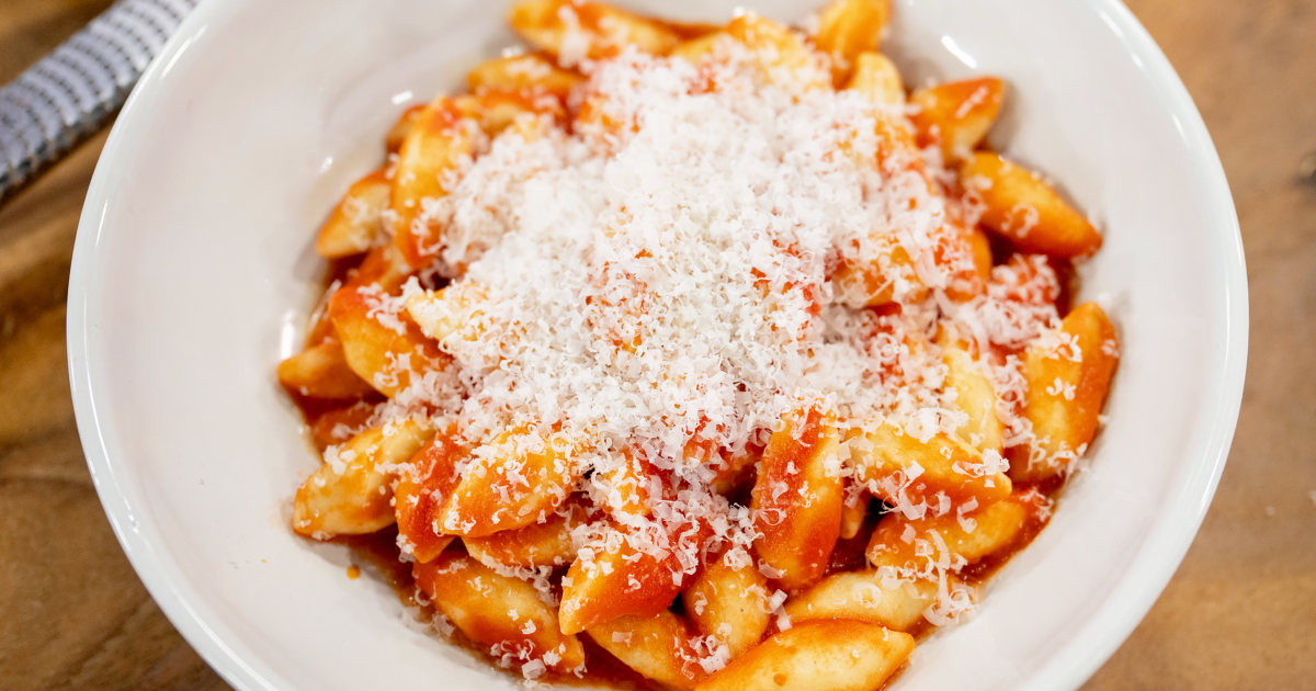 Ricotta Gnocchi with Pomodoro Sauce