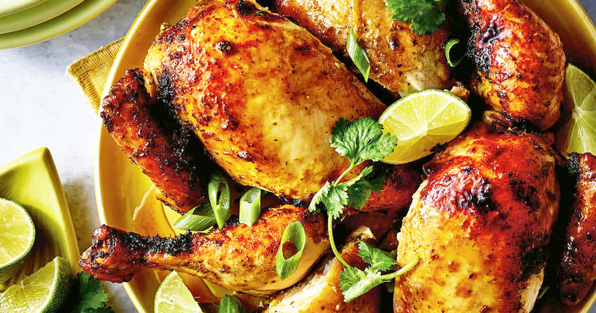 Whole Roast Jerk Chicken