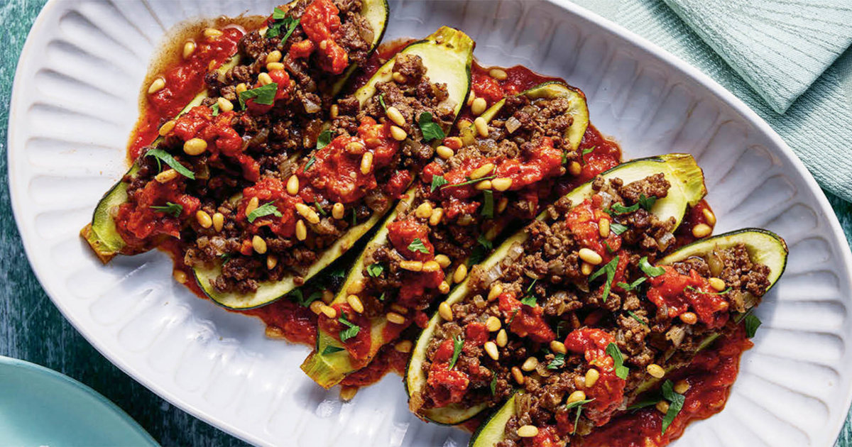 Lebanese Stuffed Zucchini