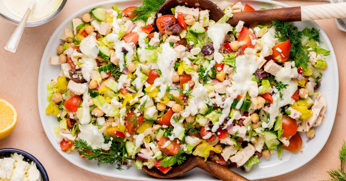 This Chopped Greek Salad Has Goodies in Every Bite
