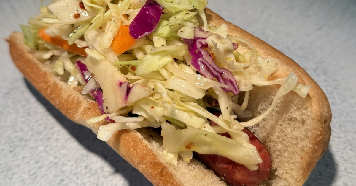 Add Cool Crunch to Your Hot Dogs With Vinegar Slaw