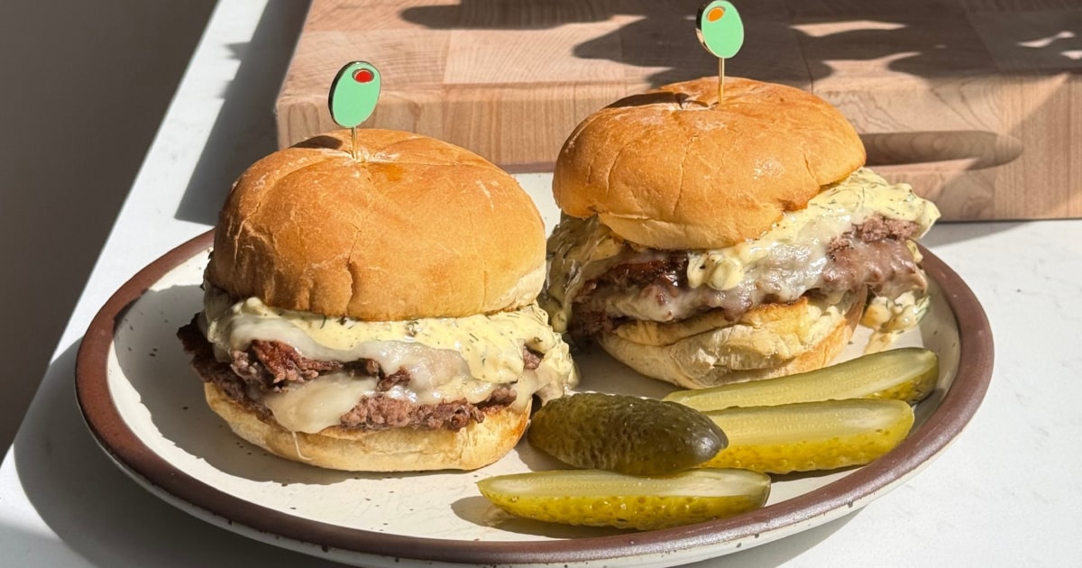Smashburgers With Dill Pickle Special Sauce - The Today Show