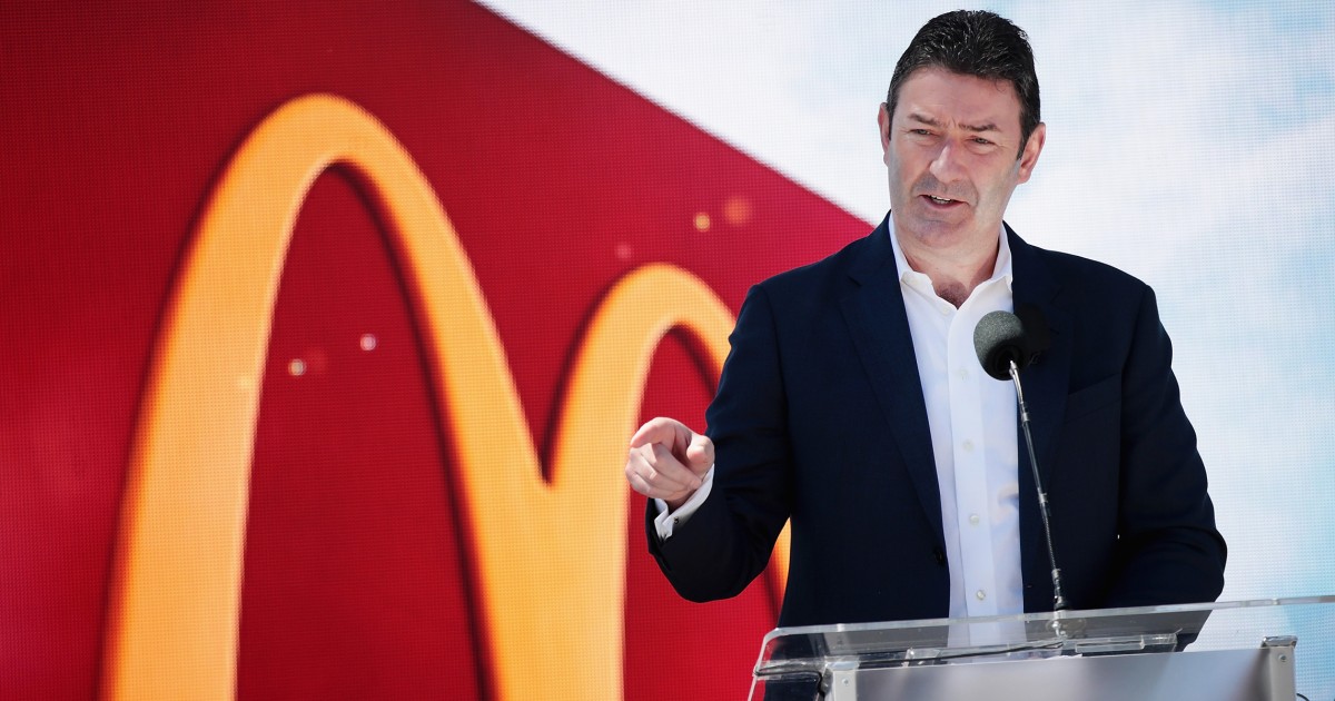 Former McDonald’s CEO Steve Easterbrook Repays $105 Million