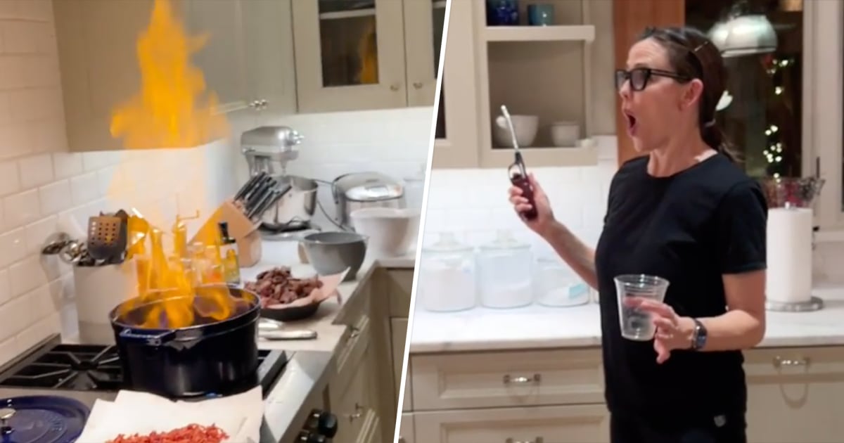 Jennifer Garner 'Almost Lit the Kitchen on Fire' Making Ina Garten's(02)
