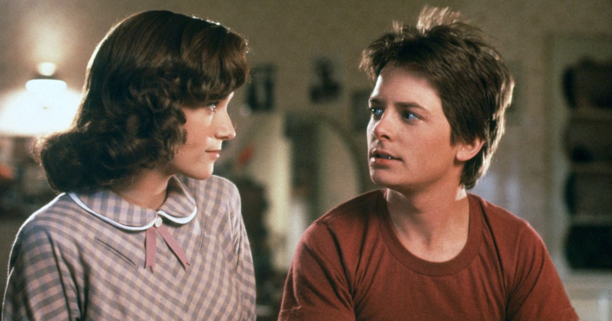 Lea Thompson has a funny reaction to the cover of Michael J. Fox’s AARP magazine