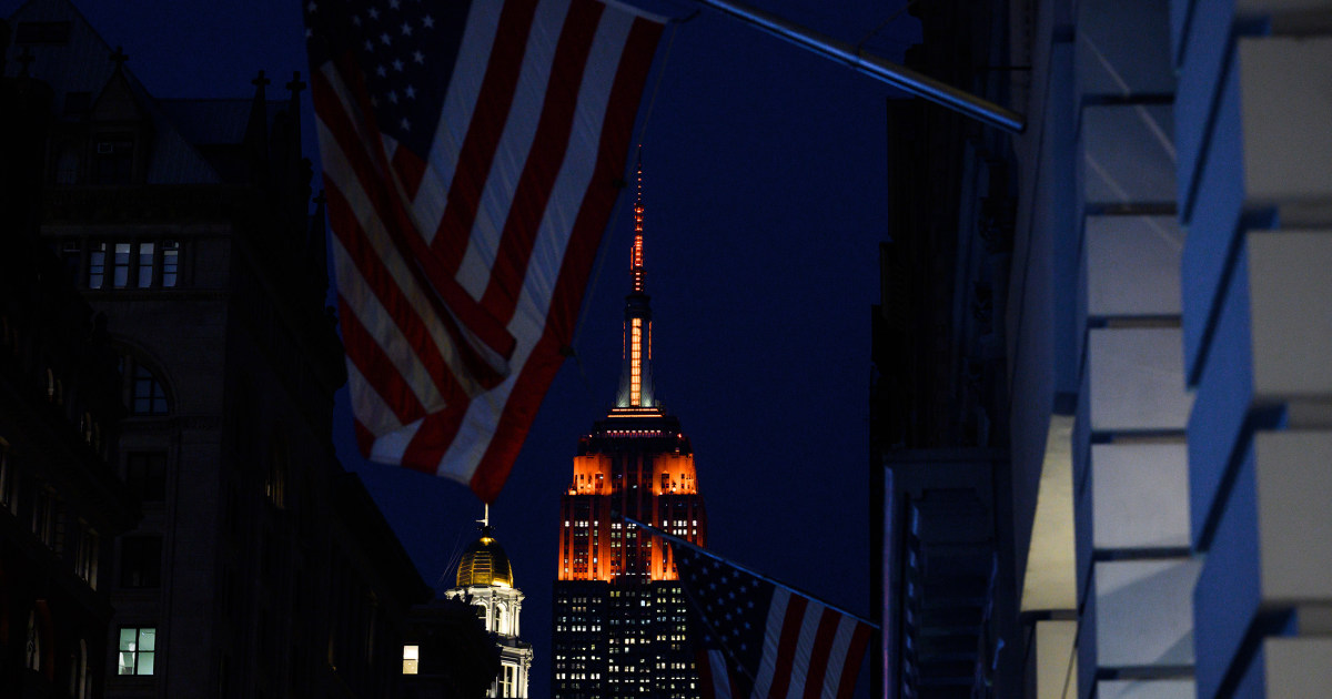 Empire State Building Is Lit Up Orange in Celebration of TODAY’s 70th