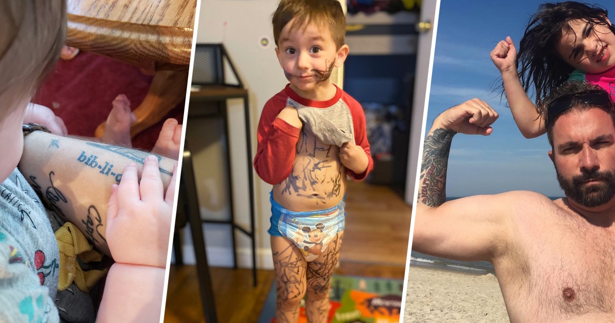 We've got some rad Dad's here around the shop! ??Here are some of our  artists with their Dad's, and kiddos! Along with some more “Dad” tattoos!  Thanks again for being awesome, we