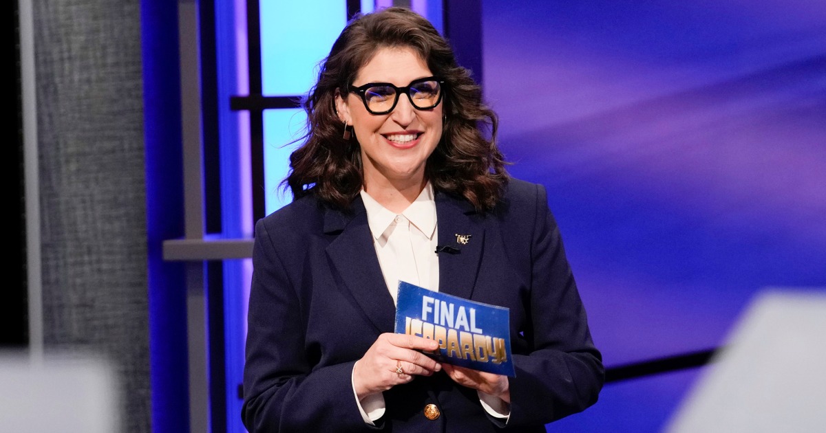 Mayim Bialik says she's more comfortable' as host of 'Jeopardy!'