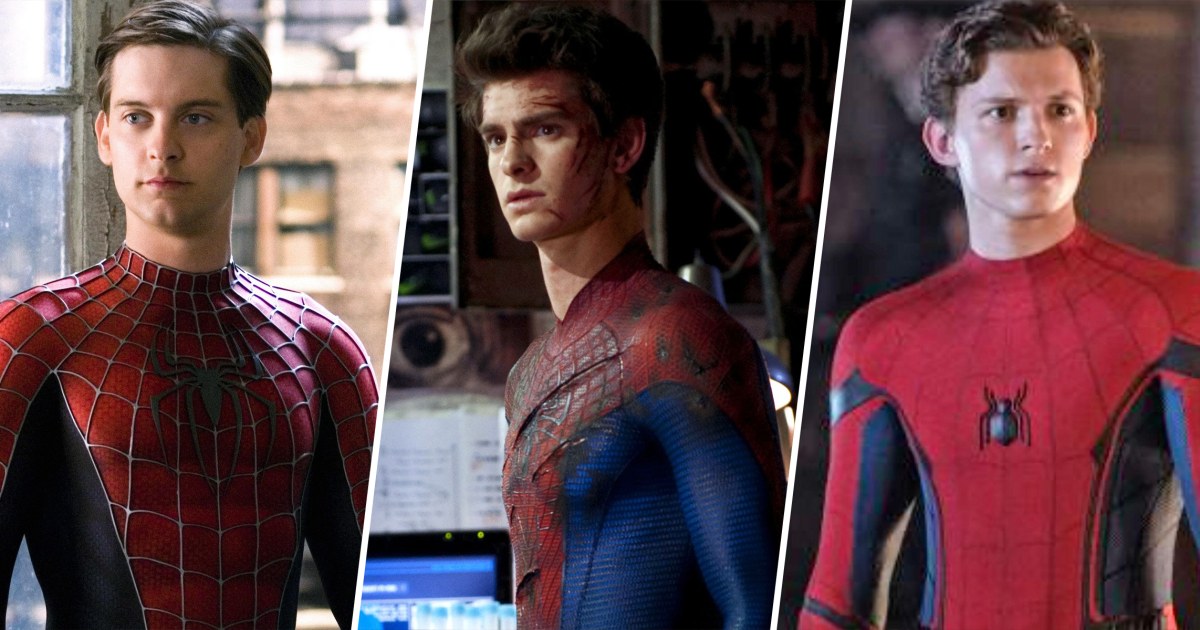 Tobey Maguire, Andrew Garfield and Tom Holland star in 'Spider-Man' meme