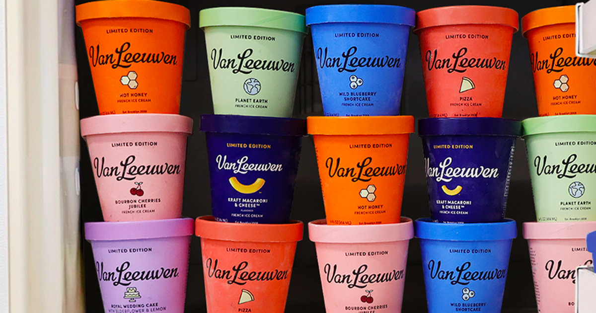 Van Leeuwen Launches Wacky New Ice Cream Flavors Including Pizza