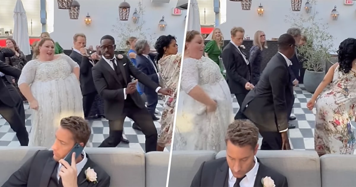 'This Is Us' Cast Performs the 'Wobble' in Wedding Outfits