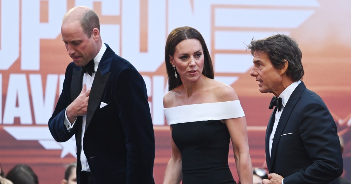 Kate Middleton, Prince William Attend 'Top Gun Maverick' UK Premiere
