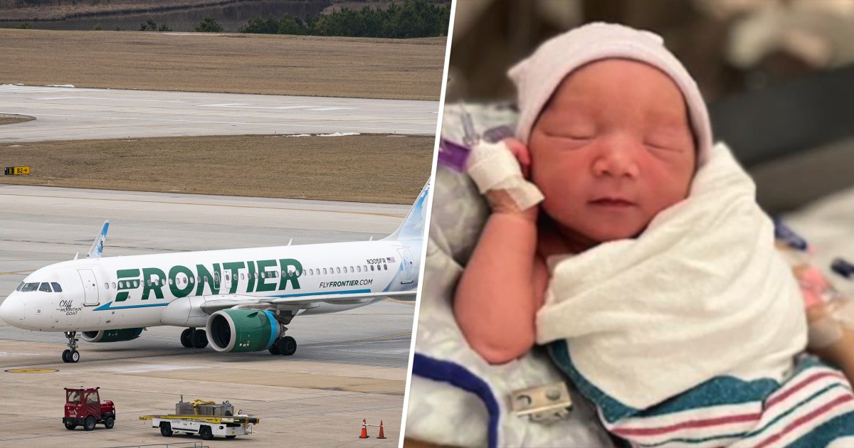 Mom Gives Birth Mid Air On Frontier Flight To Orlando