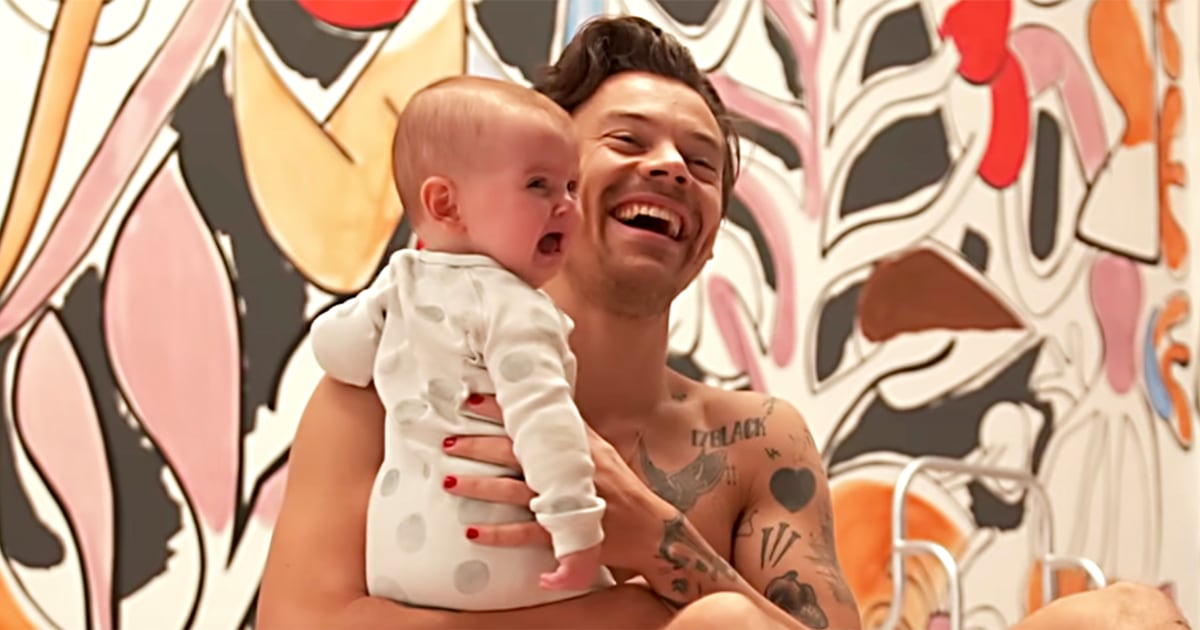 Harry Styles Plays With An Adorable Baby In As It Was Clip