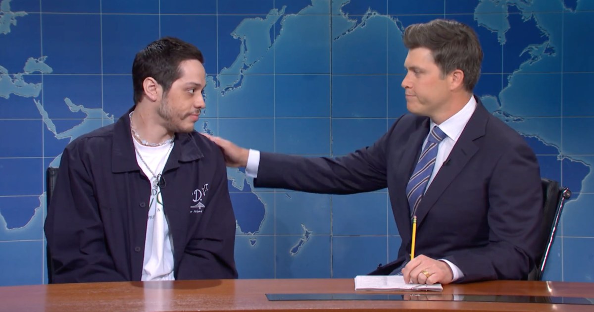 Pete Davidson says goodbye to 'Saturday Night Live' in Weekend Update