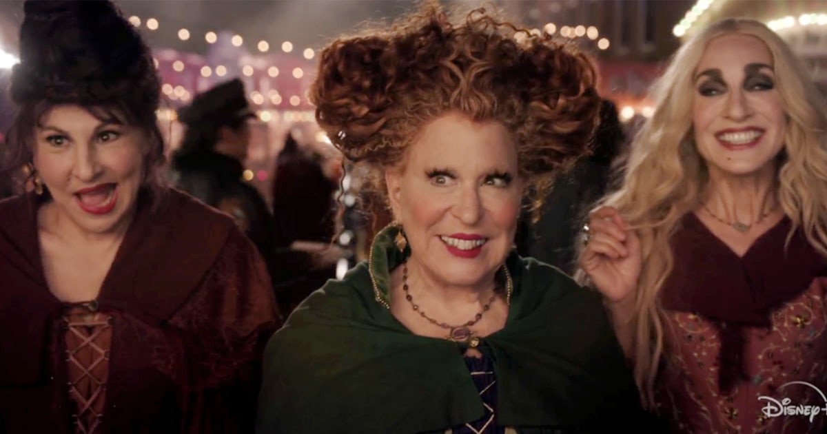 The New 'Hocus Pocus 2' Trailer Shows the Sanderson Sisters Reunite