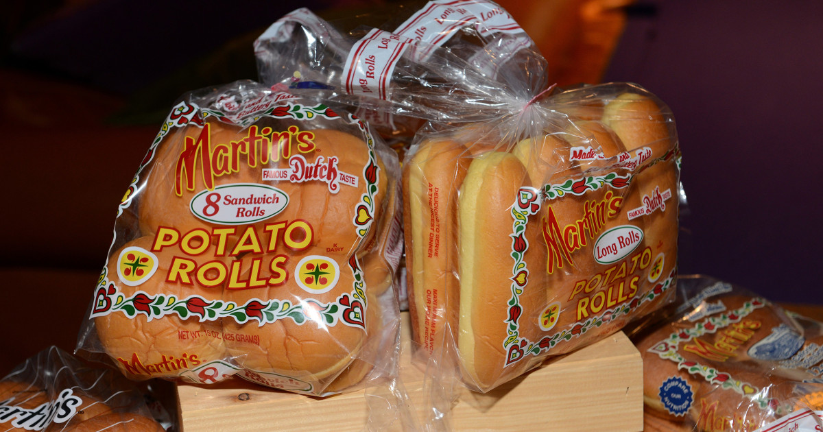 Hanger Steak Sandwich - Martin's Famous Potato Rolls and Bread