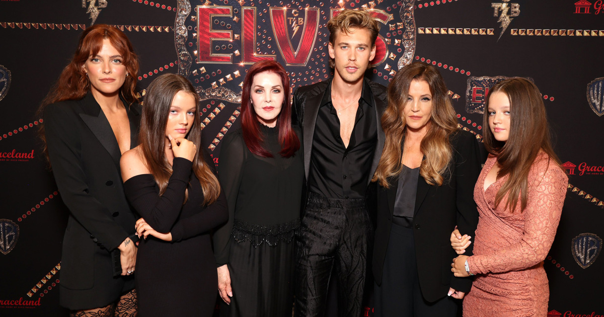 Priscilla Presley Lisa Marie Presley And Riley Keough Attend Graceland