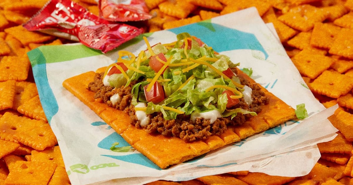 Taco Bell Is Testing Tostada, Crunchwrap Supreme Featuring Giant Cheez-It image