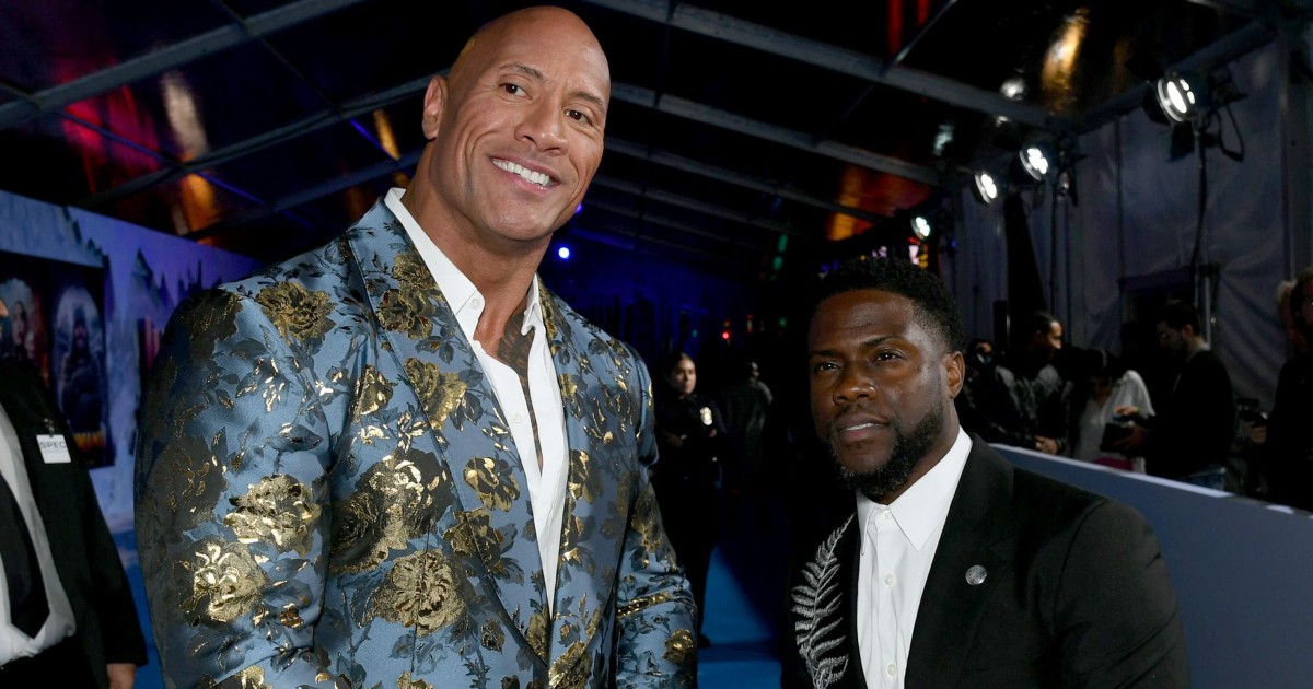 Kevin Hart Hits Dwayne 'The Rock' Johnson With Tortilla in Viral Slap ...