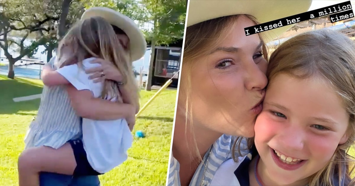 See the moment Jenna Bush Hager reunites with Mila after camp