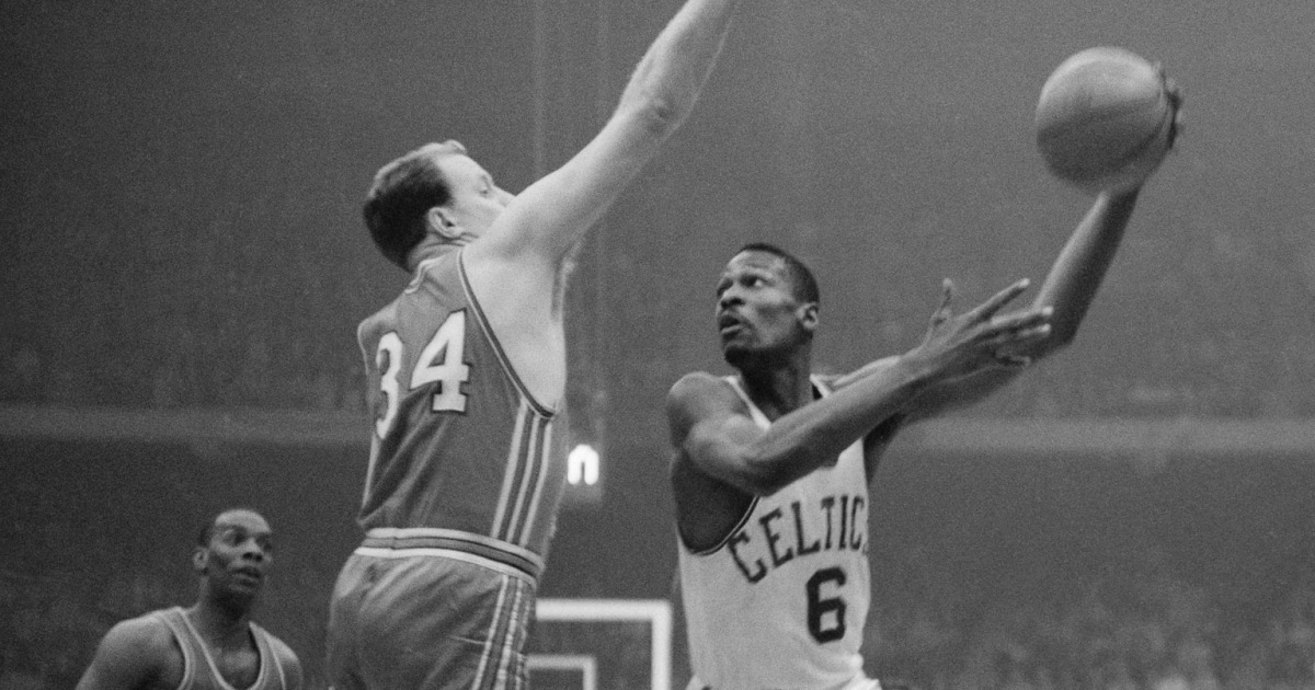 1960 Bill Russell NBA All-Star Game Worn Eastern Conference Jersey,, Lot  #50009