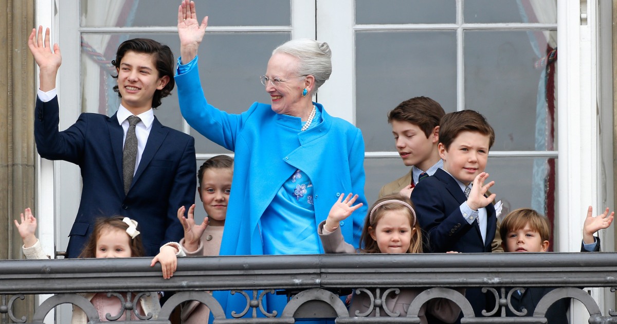Queen Margrethe of Denmark removes her grandchildren’s prince and princess titles