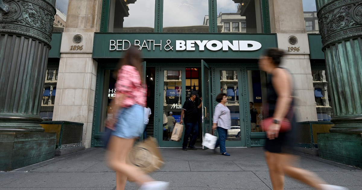 Bed Bath & Beyond shares fall after CFO's death Business News