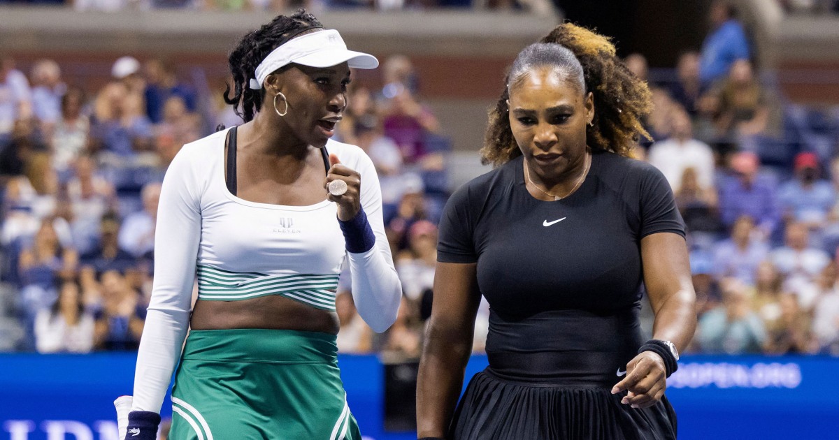 Serena and Venus Williams Lose in 1st Round of US Open Doubles