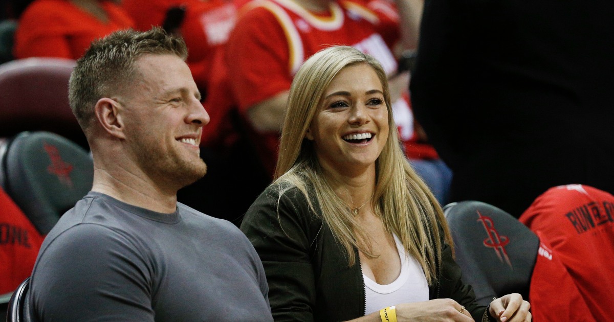 Arizona Cardinals player JJ Watt reveals he's expecting first child with  soccer star wife Kealia