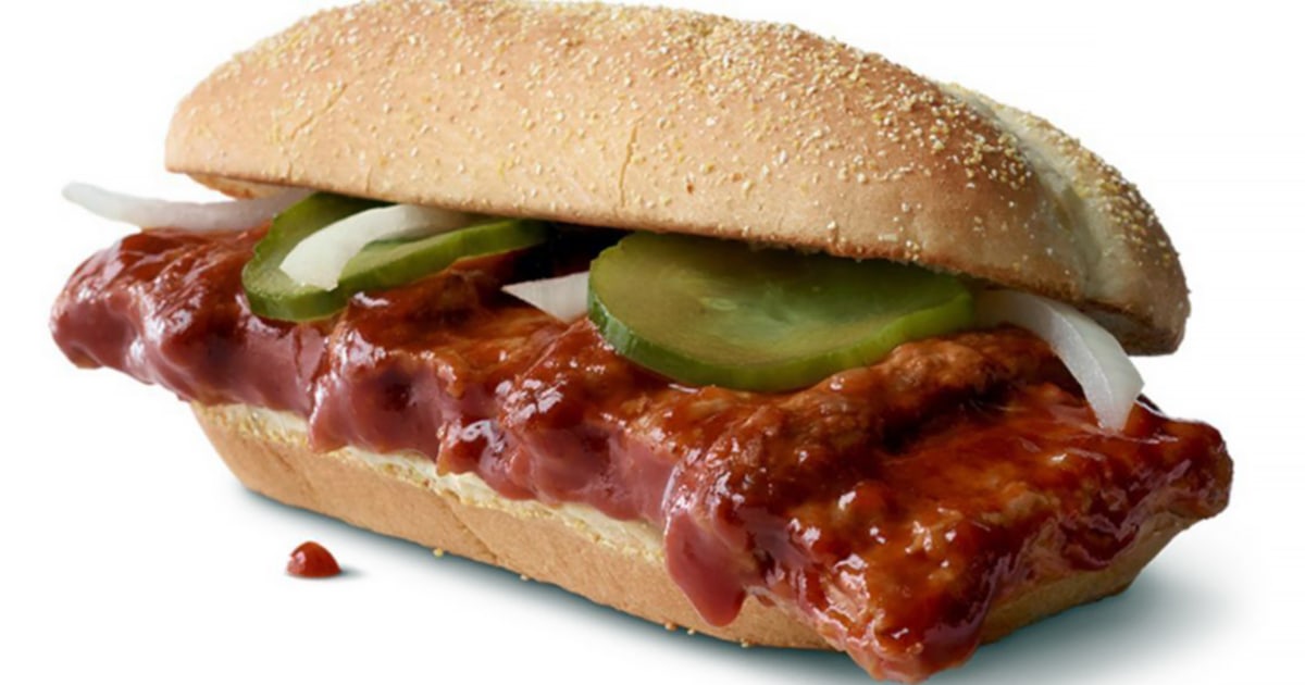 The McRib Is Returning to McDonald’s for ‘Farewell Tour'