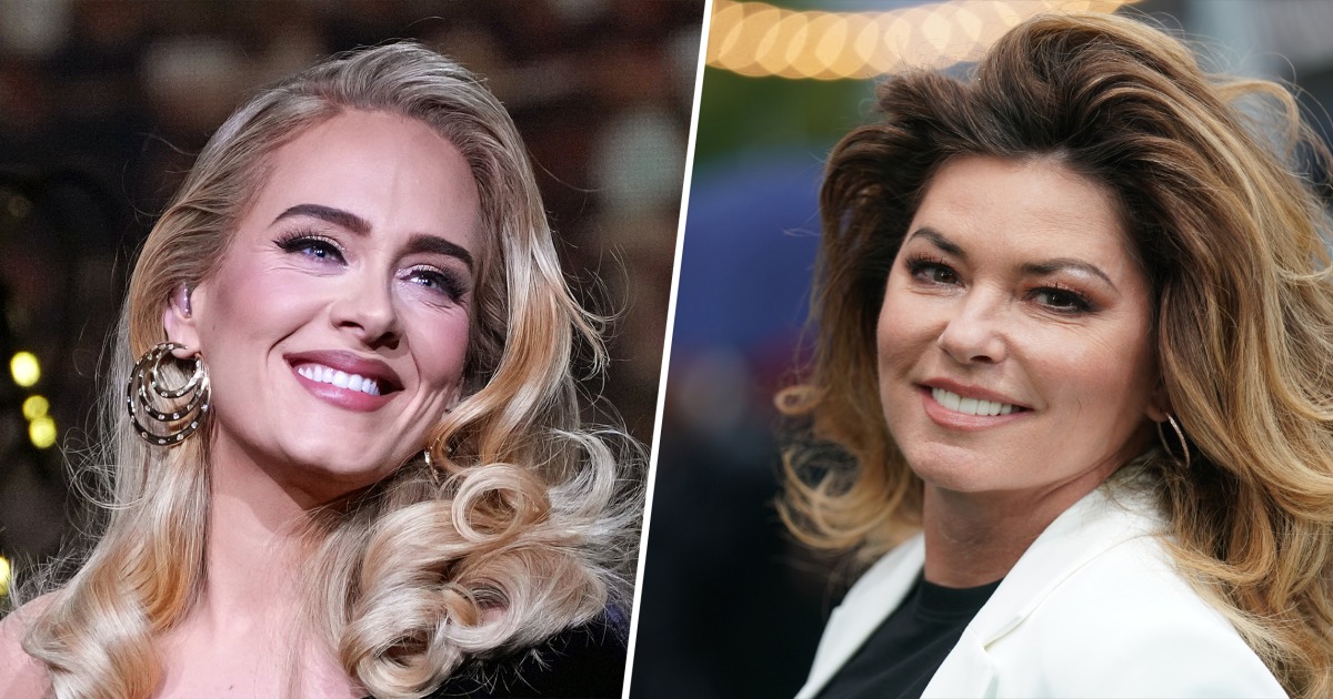 Adele has the best reaction after finding out Shania Twain went to her Vegas show