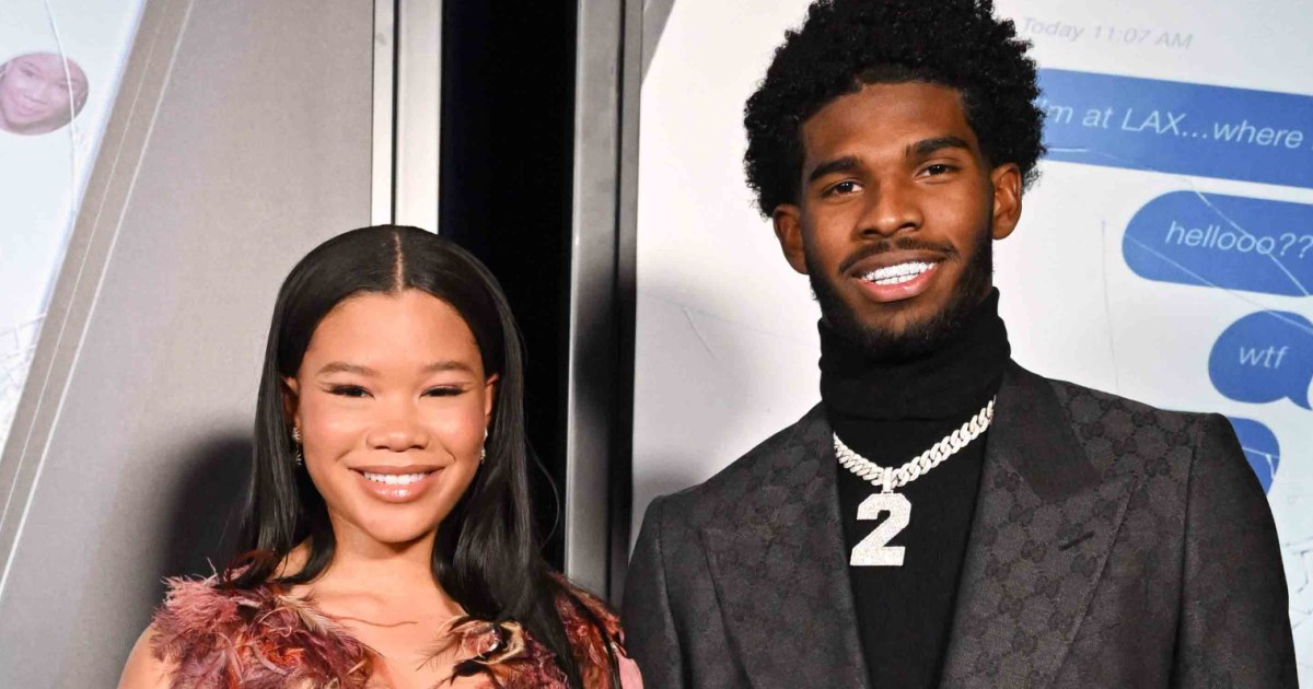 Storm Reid, Boyfriend Shedeur Sanders Attend ‘Missing’ Red Carpet
