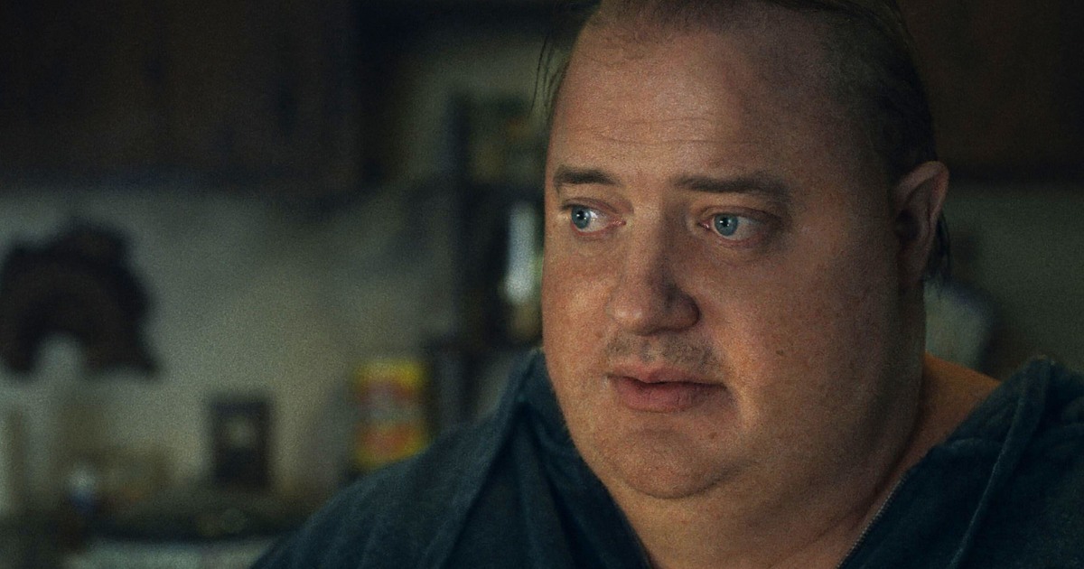 Watch Brendan Fraser transform into his ‘Whale’ character in behindthe