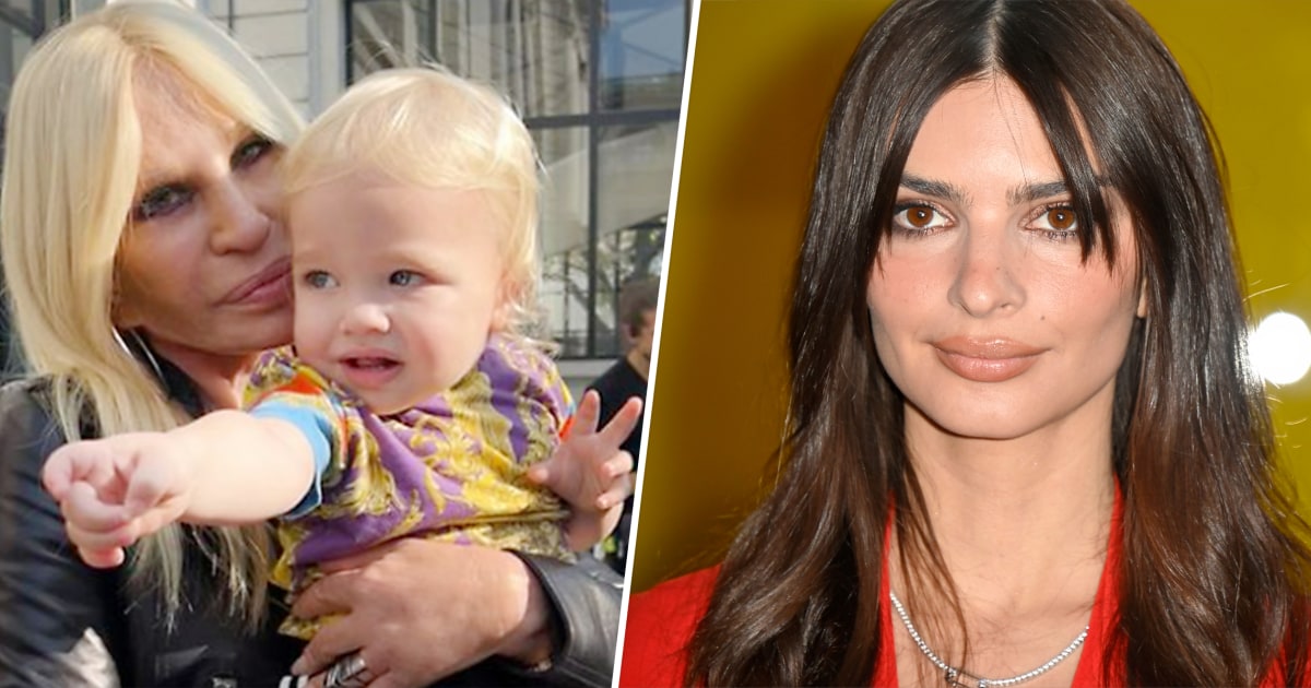 Emily Ratajkowski's 22-Month-Old Son Sylvester At Versace Shoot