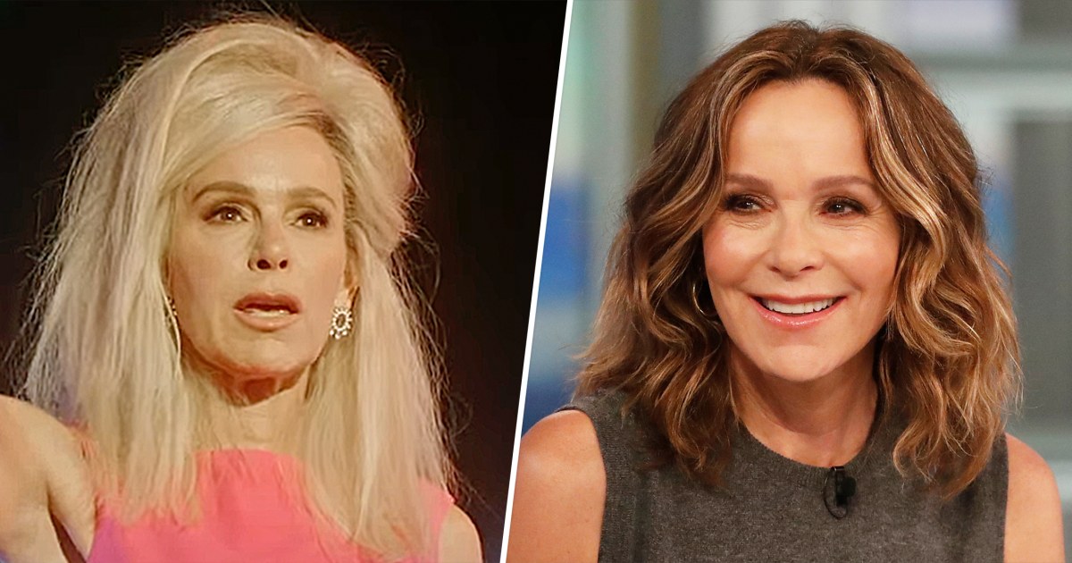 Jennifer Grey says her 'outrageous' look as Gwen Shamblin Lara is meant to send a message