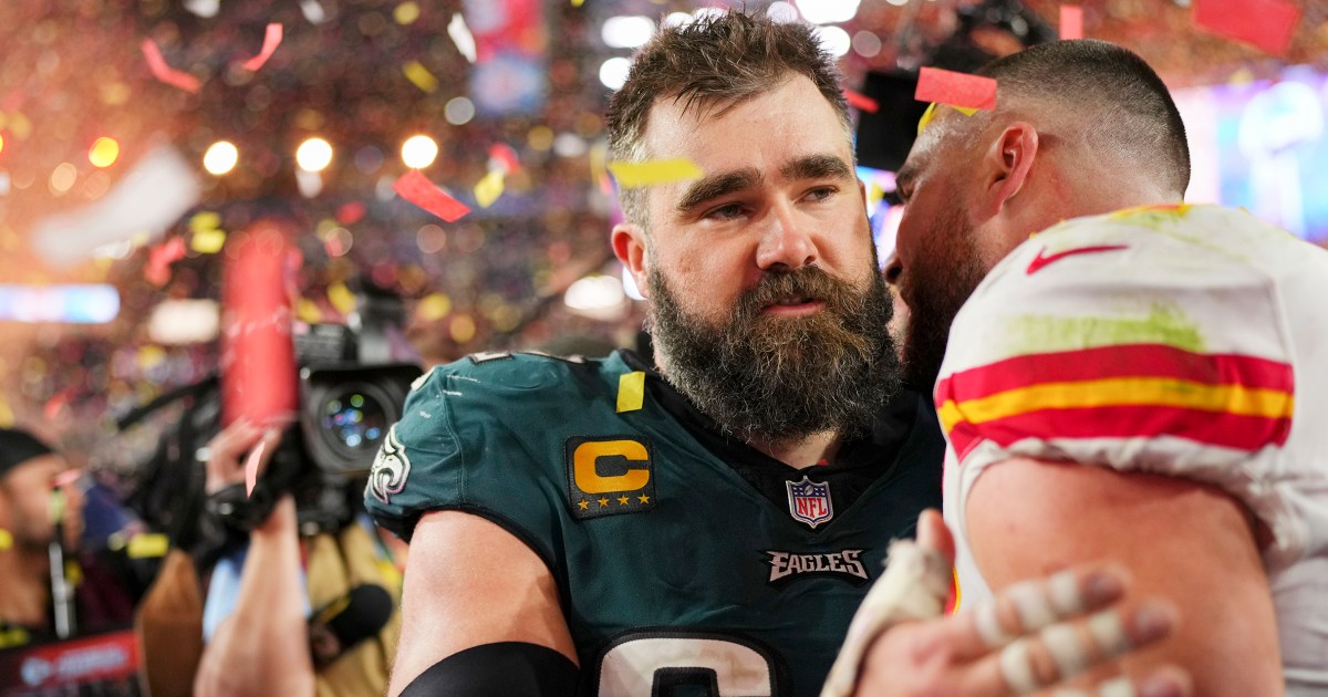 super bowl lvii kelce