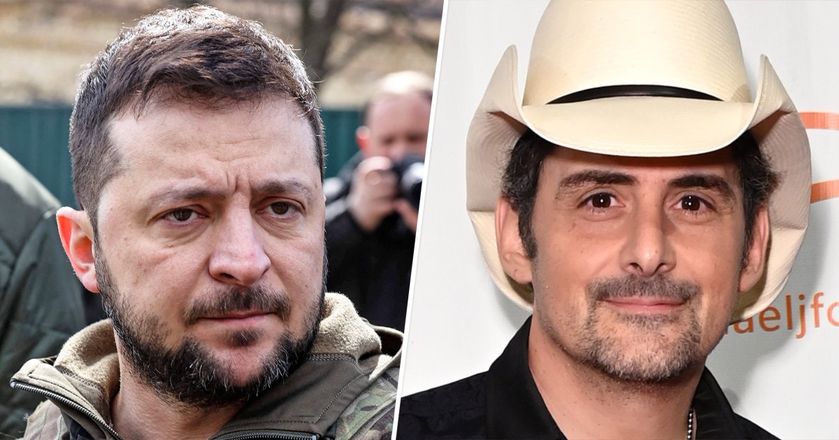 Brad Paisley pens song featuring Ukraine President Zelenskyy