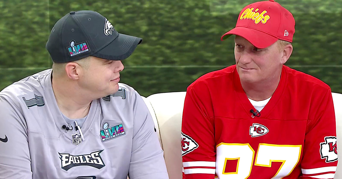 Chiefs fan donates a kidney to an Eagles fan. Now they're going to the Super Bowl