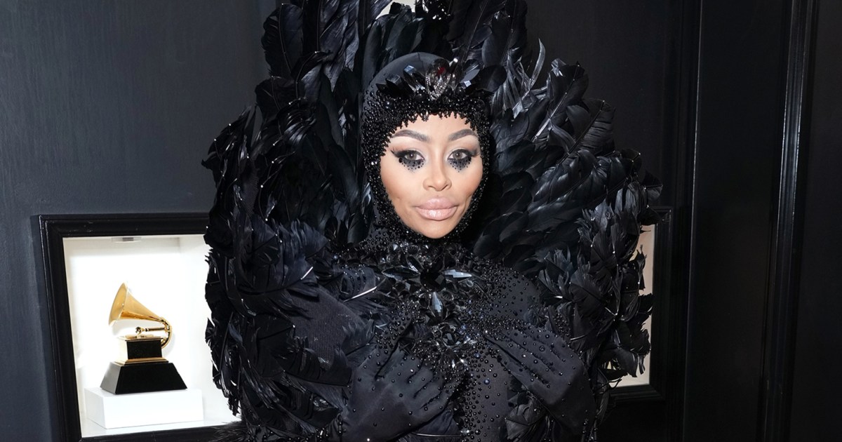 Blac Chyna Channels Black Swan for Her 2023 Grammys Look