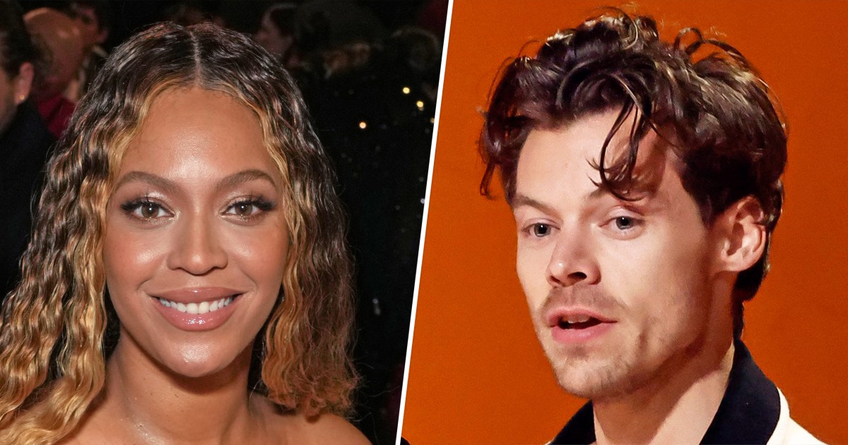 Harry Styles responds to question about Beyoncé being expected to win album of the year