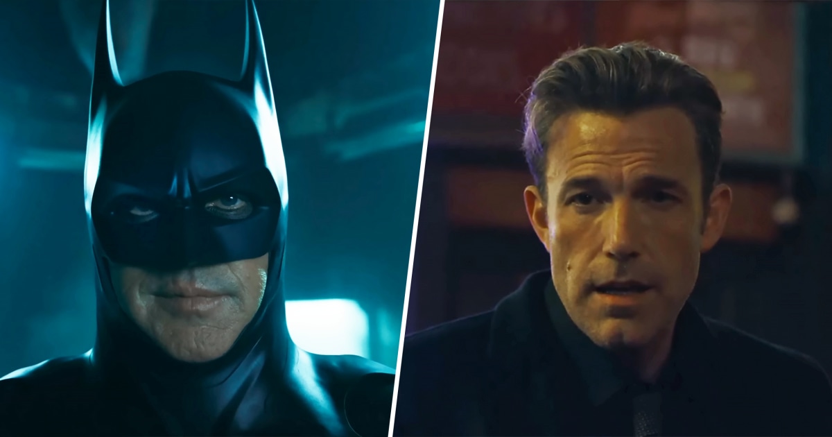 Michael Keaton and Ben Affleck Return as Batman in ‘The Flash' Trailer