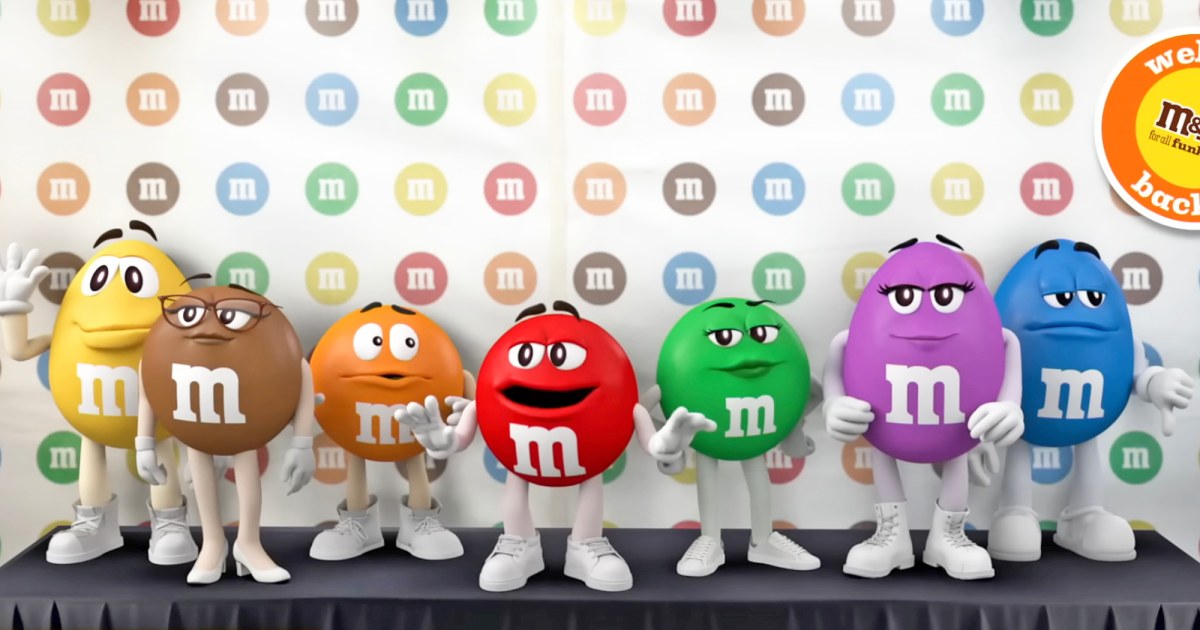 Mars debuts all-female pack of M&M's