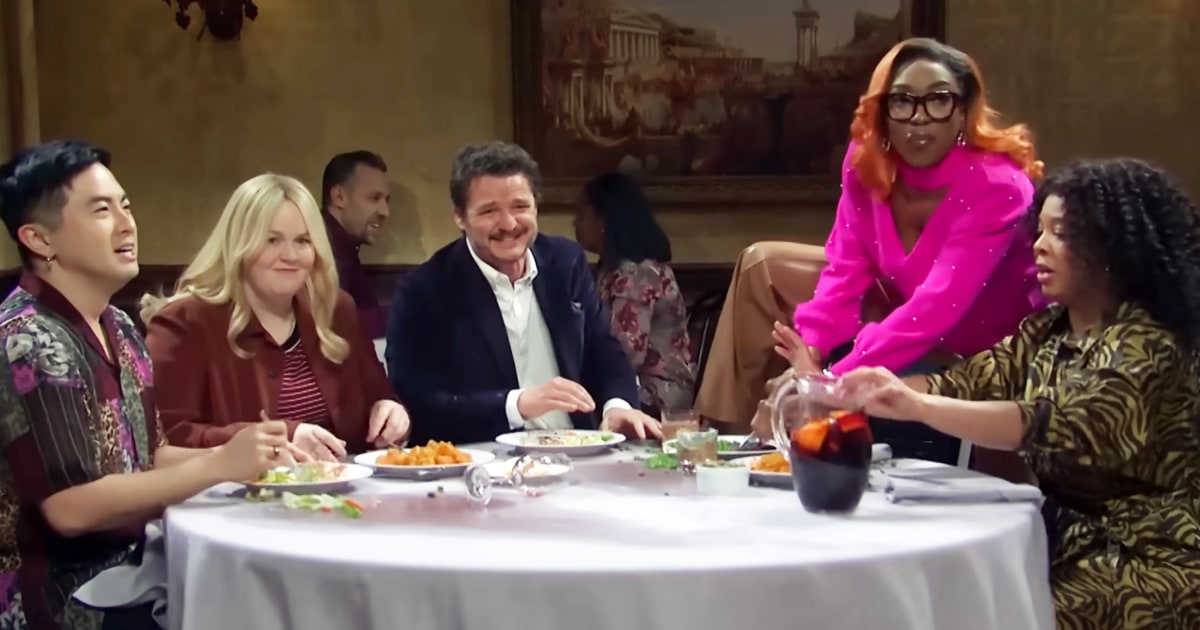 See 'SNL' Dinner Sketch With Ego Nwodim And Pedro Pascal Go Off The Rails