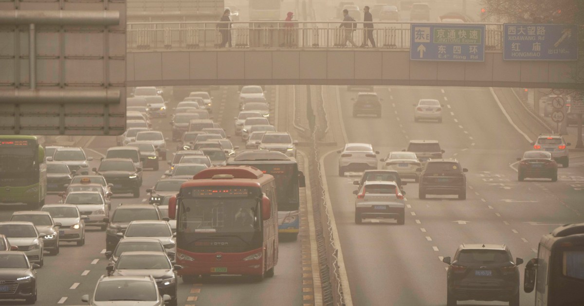 Thick sandstorms blanket Beijing as northern China suffers massive air