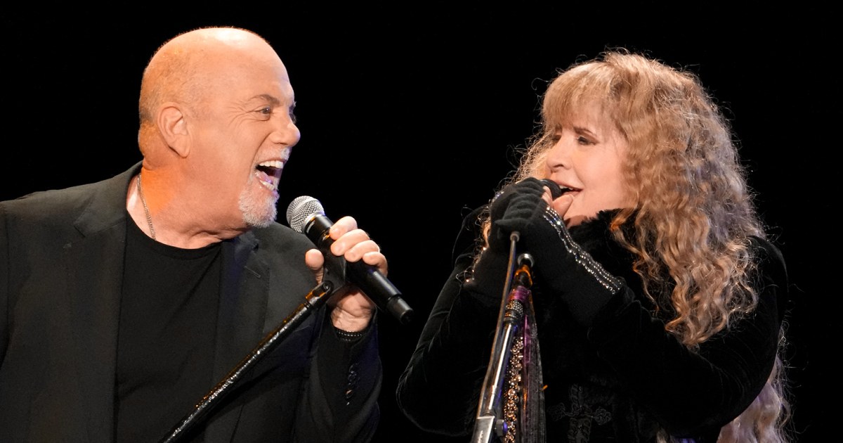 Stevie Nicks and Billy Joel Perform 'Stop Draggin' My Heart Around'