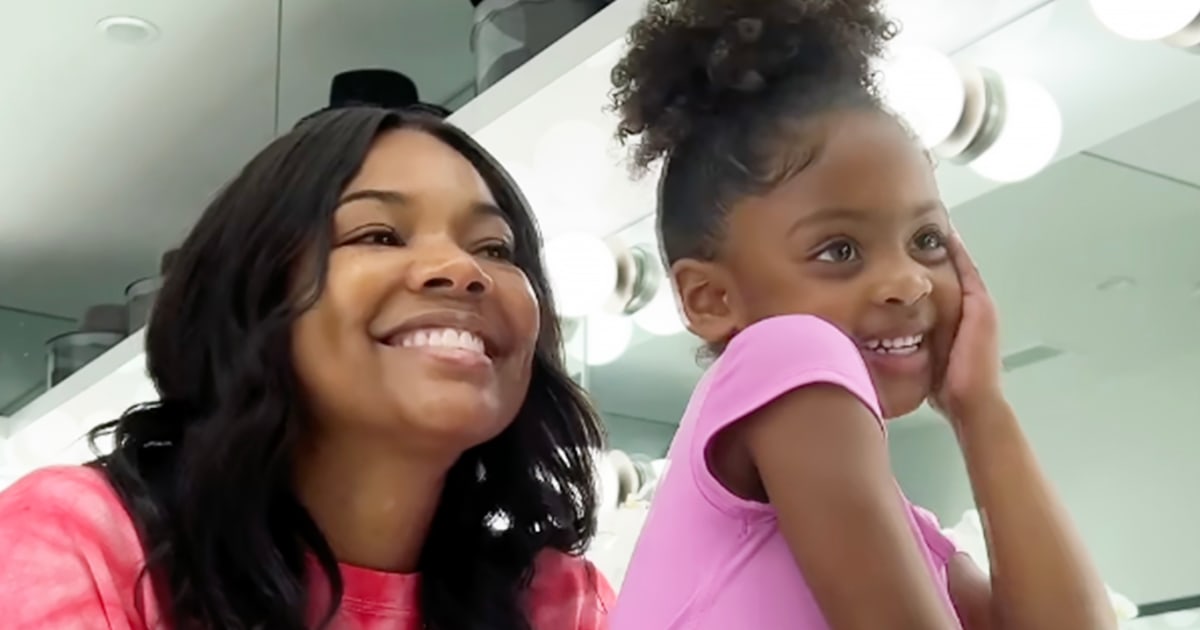 'I love my full lips': See Gabrielle Union and daughter Kaavia, 4 ...