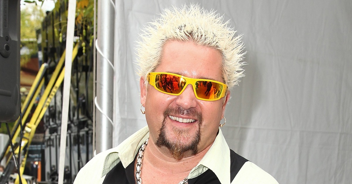 Guy Fieri says his signature bleached-blond hairstyle wasn't his idea