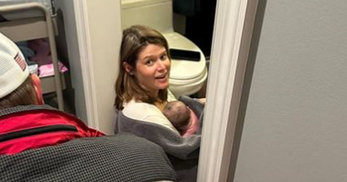 CNN anchor Kasie Hunt gives birth to a baby girl on bathroom floor