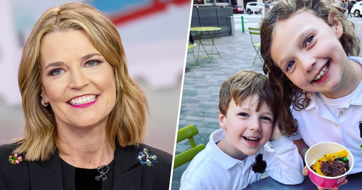 Savannah Guthrie Opens Up About Being Mom To Vale And Charley
